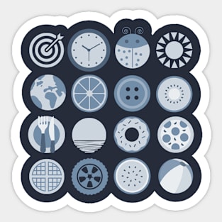 Circle shapes Sticker